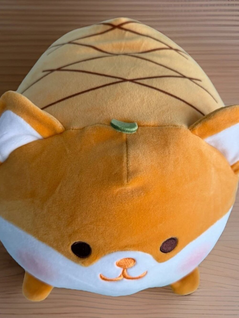 New Rare Miniso Yummy Pineapple Cat Plush Toy 12”